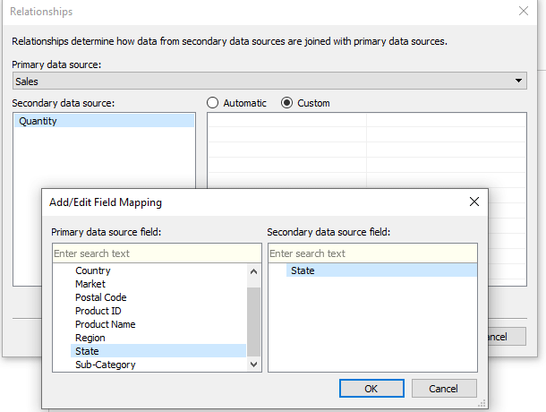 Blending the Data in Tableau