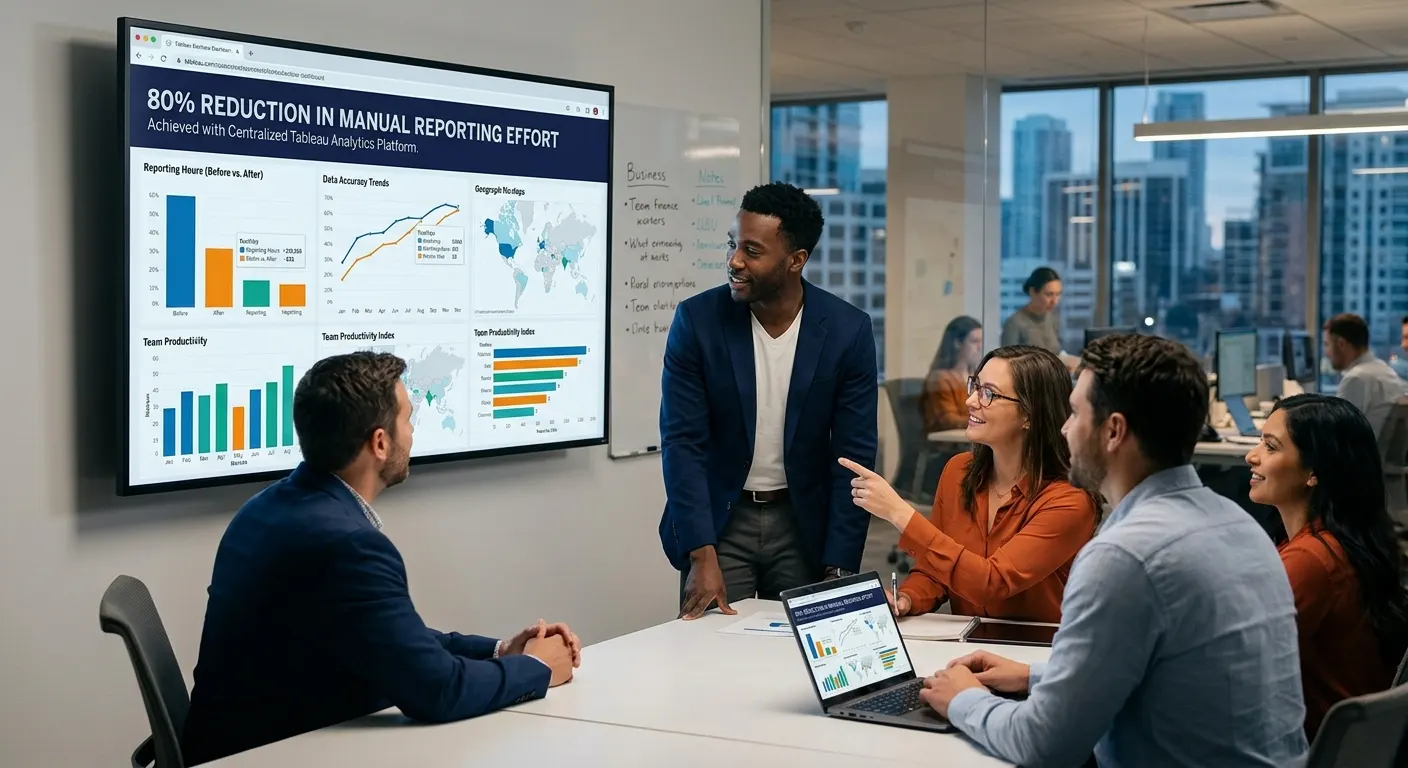 Enterprise Tableau analytics platform for financial reporting