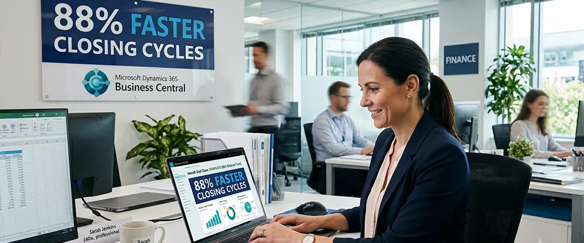Business Central Financial Automation Case Study Microsoft Dynamics 365 Business Central financial automation for faster closing cycles