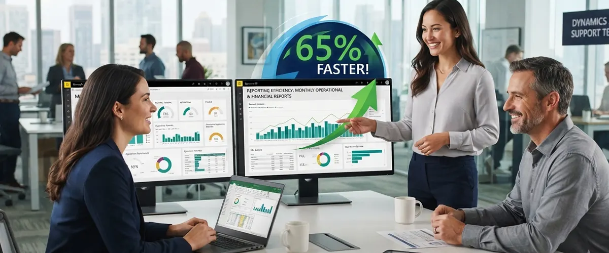 Dynamics 365 Support for Financial Reporting Optimization Microsoft Dynamics 365 support improving financial reporting with ERP optimization, Power BI dashboards, and automated reporting