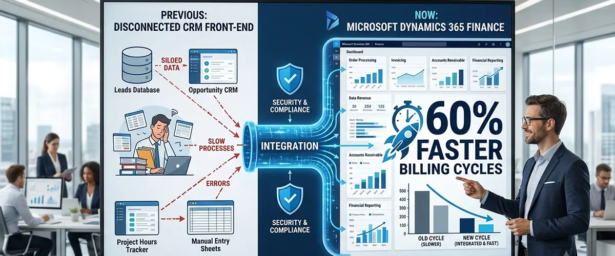 Dynamics 365 Finance integration with RESTful APIs and automated billing workflows