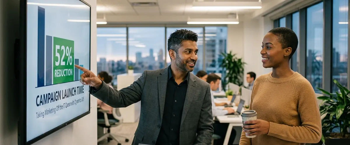 Dynamics 365 Customer Insights reducing campaign launch time by 52%
