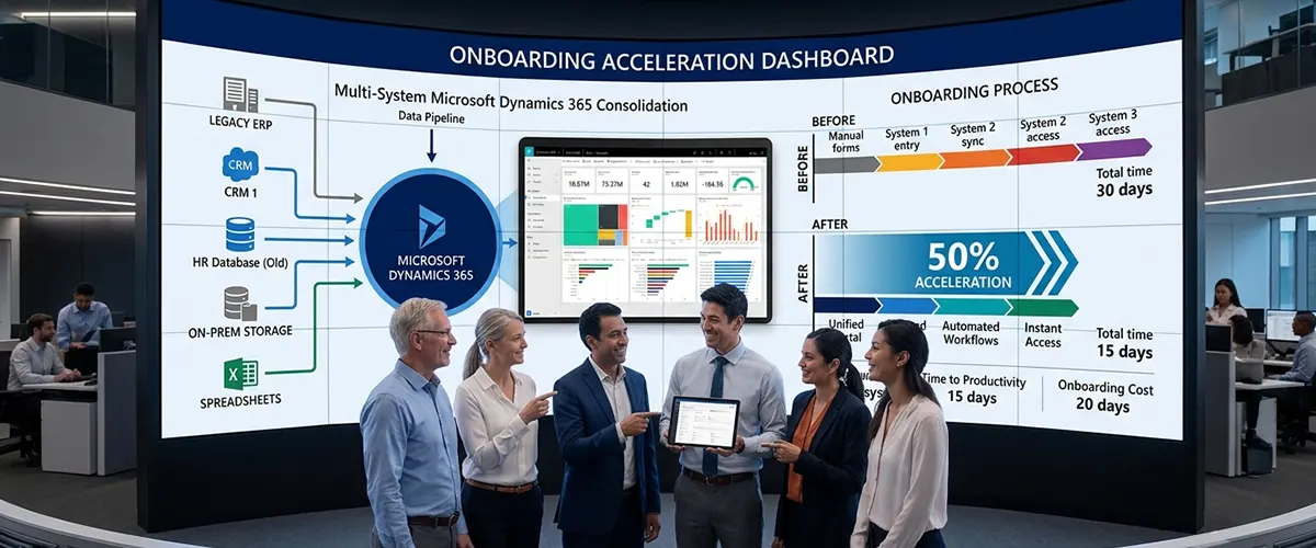 Healthcare Microsoft Dynamics 365 Consolidation Case Study Healthcare Microsoft Dynamics 365 consolidation accelerating patient onboarding by 50%