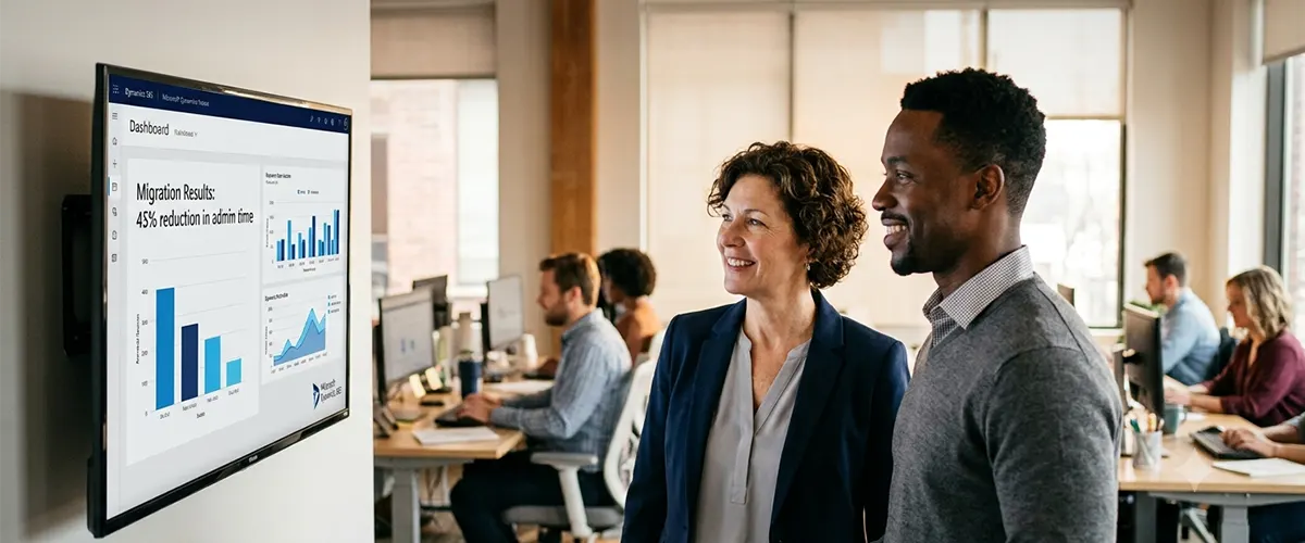 Legacy CRM to Microsoft Dynamics 365 Sales Migration Case Study Legacy CRM migrated to Microsoft Dynamics 365 Sales with 45% lower administrative effort