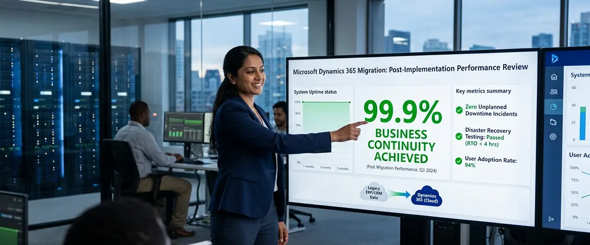 99.9% business continuity through Microsoft Dynamics 365 migration