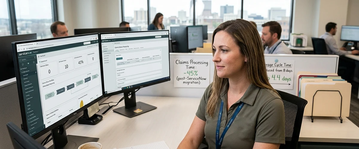 ServiceNow migration for a regional insurance provider