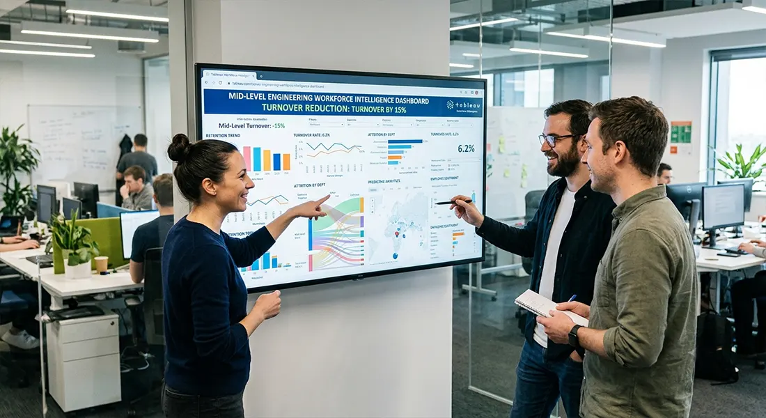 Tableau workforce analytics dashboard for employee retention