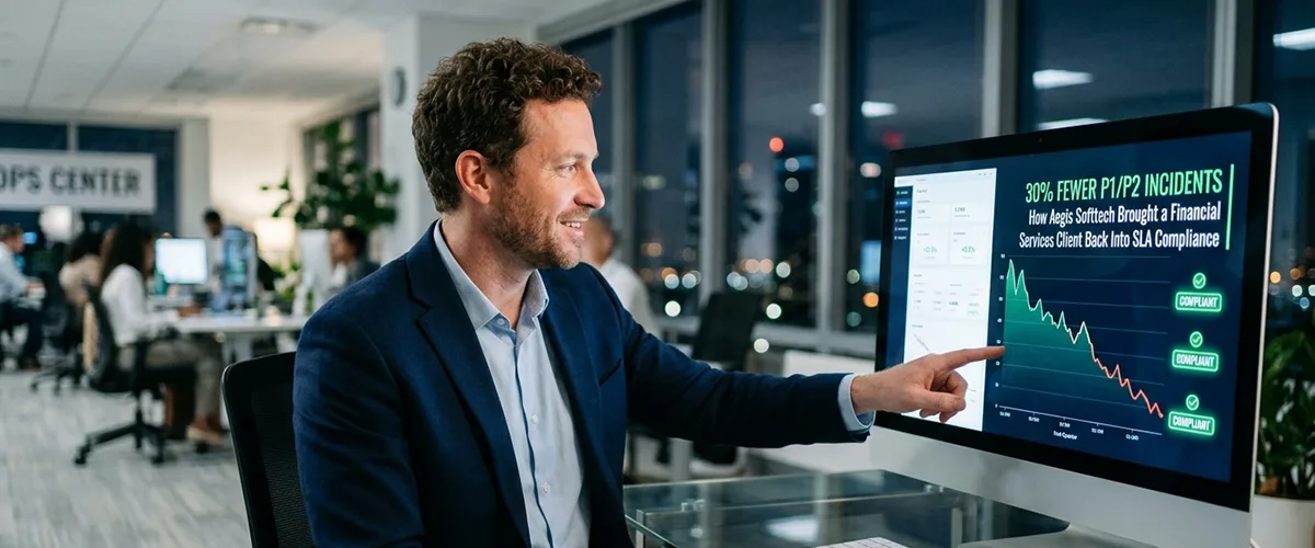ServiceNow incident management for a financial services client