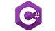 C# programming language logo