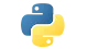 Python programming language logo