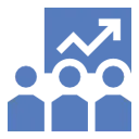 User training and adoption support icon for Microsoft Dynamics 365