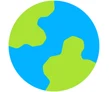 Global delivery icon representing onsite and offshore ServiceNow consulting services Global delivery model with onsite and offshore ServiceNow consulting support