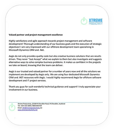 Xtreme Productivity Client Testimonials