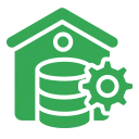Snowflake data warehouse consulting and analytics service icon