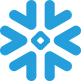 Snowflake icon representing Snowflake migration services