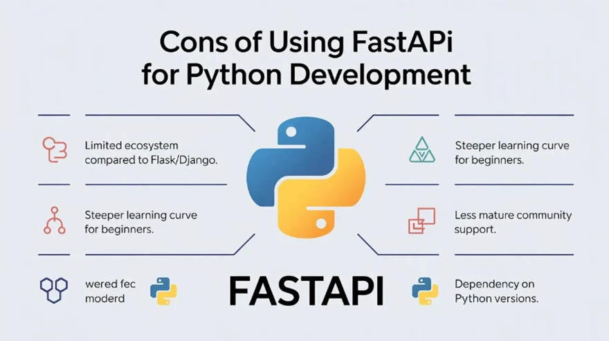 FastAPI vs. Django: Choosing The Right Python Web Framework 2 Cons of using FastAPI for Python development 1