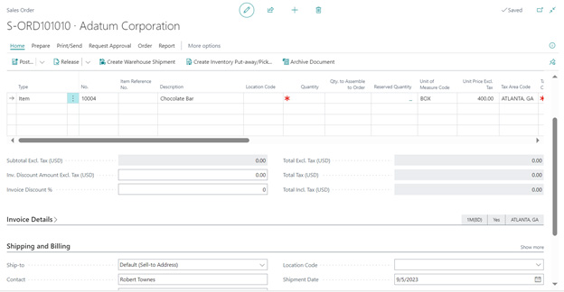 How to hide messages in Sales Documents while validating Shipment Date 15 step15