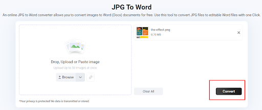 JPG  To Word Tool