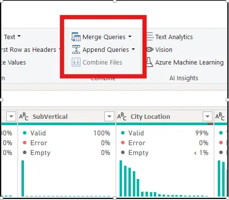 Merge and Append Queries