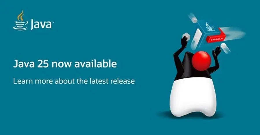 Java 25 LTS availability announcement from Oracle