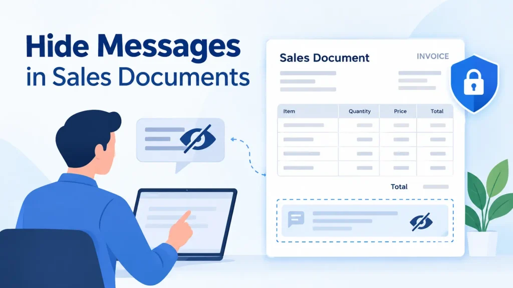 How to Hide Validation Messages from Business Central Sales Documents 12 Hide messages in sales documents