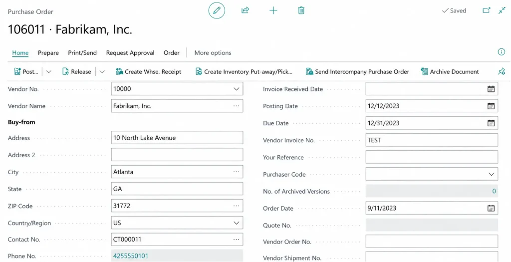Order date is earlier than work date in the purchase document Order date is earlier than work date in the purchase document