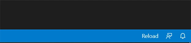 right corner of your VS Code screen right corner of your VS Code screen