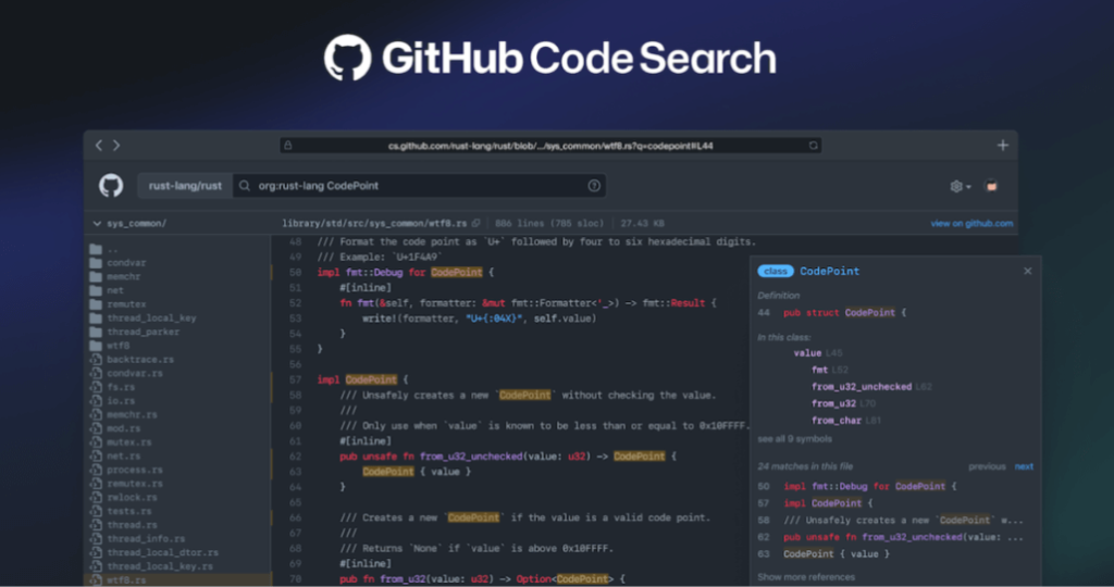 Advanced Code Search Capabilities