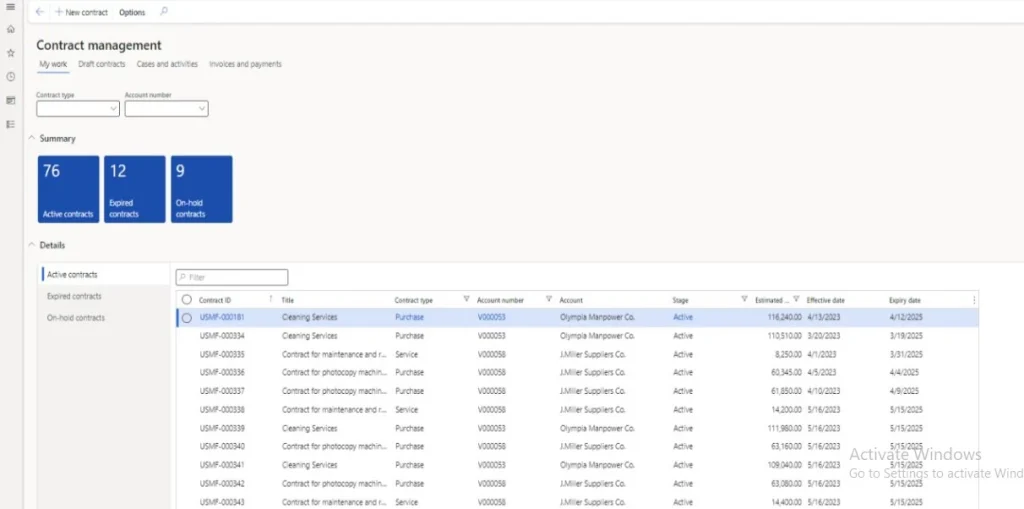 Examples of Microsoft Dynamics CRM in action for contracts and documents