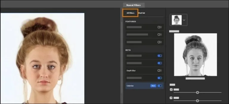 Photoshop Neural Filters Photoshop Neural Filters