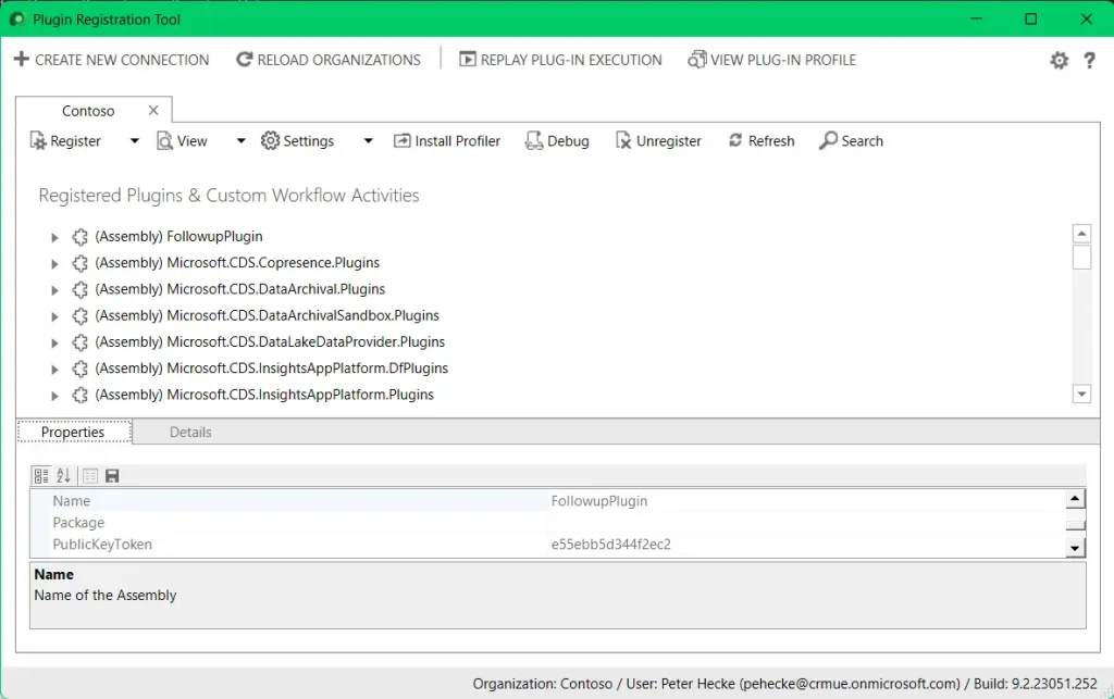 Plugin registration setup in Microsoft Plugin registration setup in Microsoft