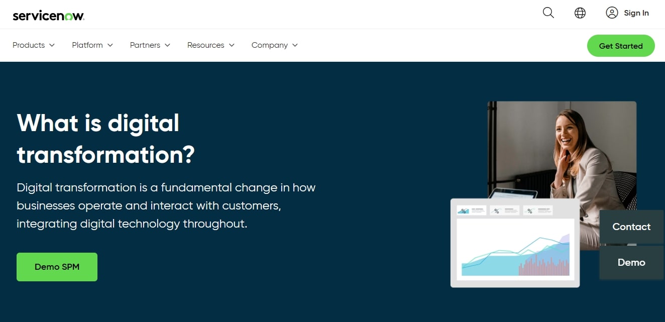 ServiceNow Platform in Digital Transformation