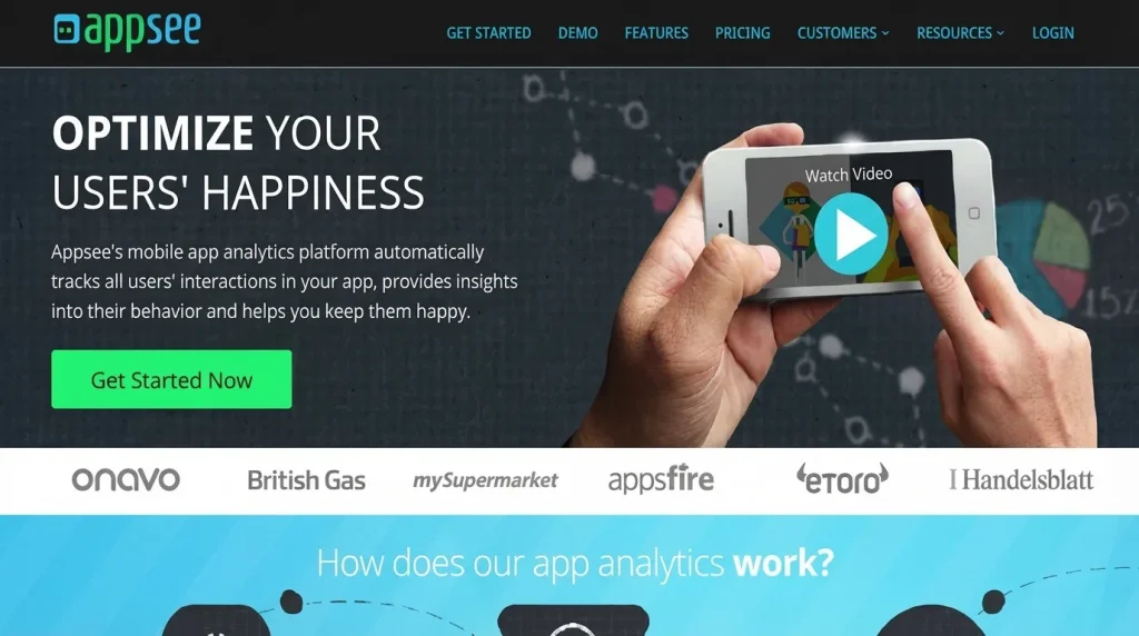 Mobile usability testing tools_tool 7_Appsee