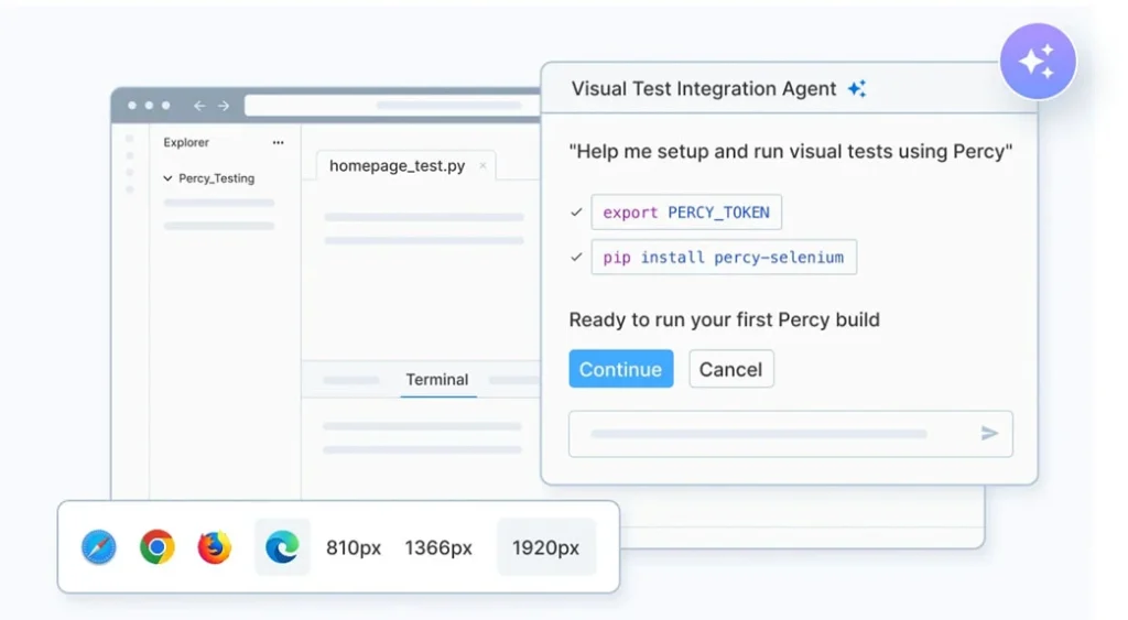 AI-driven UI development with Percy