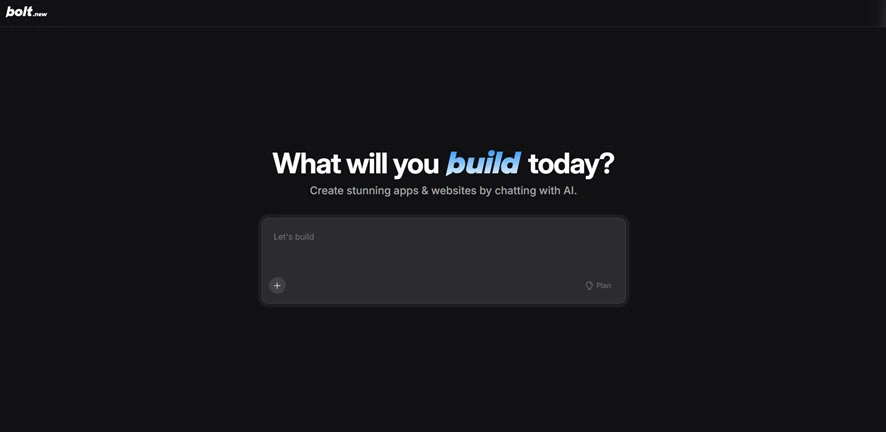 Bolt.new React code generation tool