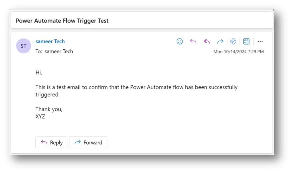 Power automate flow trigger test Power automate flow trigger test