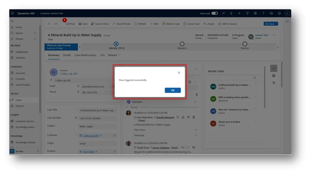 Testing flow Testing flow