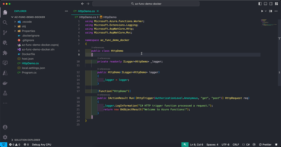 Creating a Dockerfile to Deploy .NET 9 Azure Functions with VS Code and CLI 15 image 58