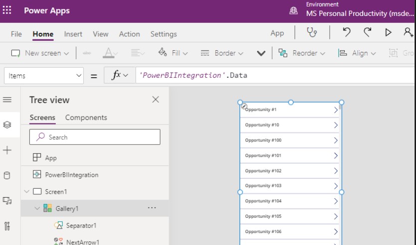 Connect Power Apps to Power BI Data Connect Power Apps to Power BI Data