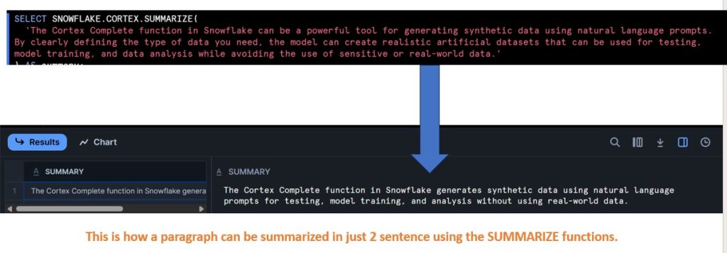 Cortex Summarize functions Cortex Summarize functions