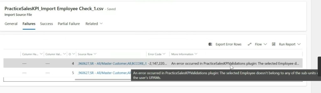 Practice Sales KPI using an EXCEL import Practice Sales KPI using an EXCEL import