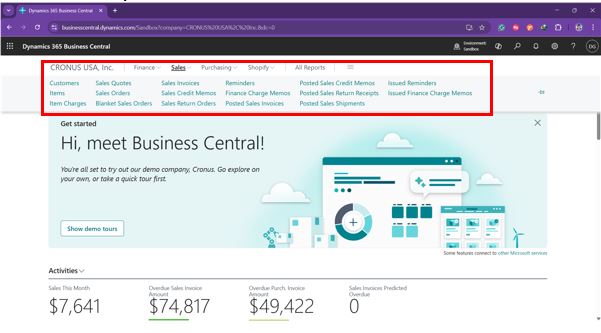 Business Central for SMBs: The Future Beyond Traditional ERP Systems 3 Sales and Customer Service