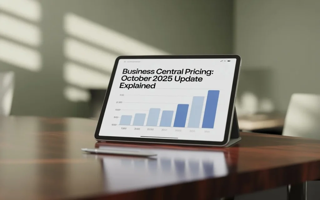 Business Central Pricing October 2025 Update Explained
