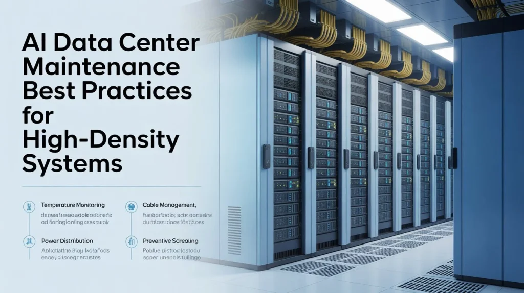 AI Data Center Maintenance Best Practices for High-Density Systems