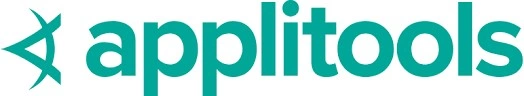 Applitools logo with blue text and a sign on the left. Applitools logo with blue text and a sign on the left.
