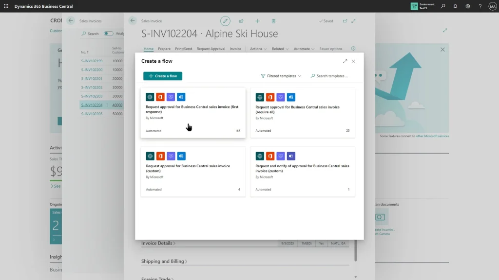 Copilot flows in Business Central Copilot flows in Business Central