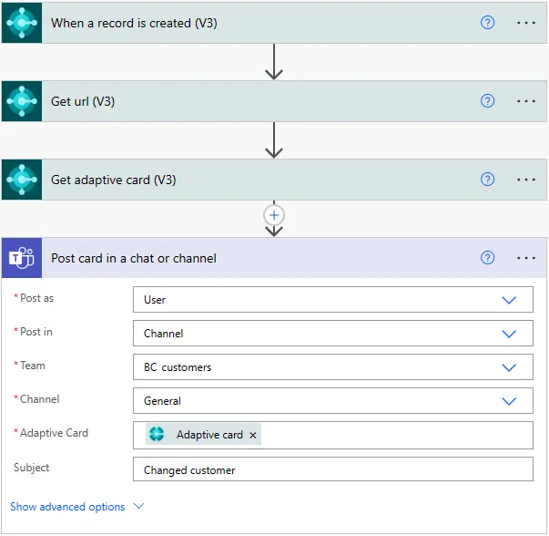 Microsoft Dynamics 365 Business Central automated workflows