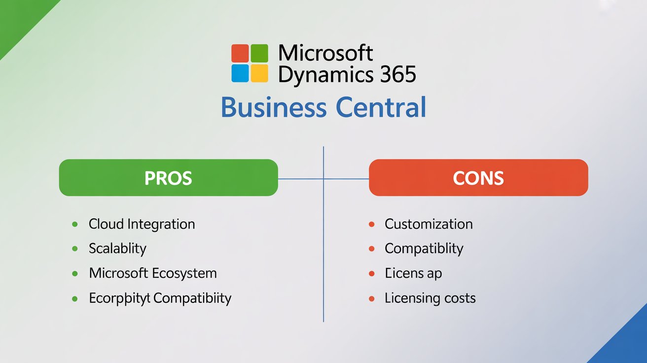 Microsoft Dynamics 365 Business Central Pros and Cons