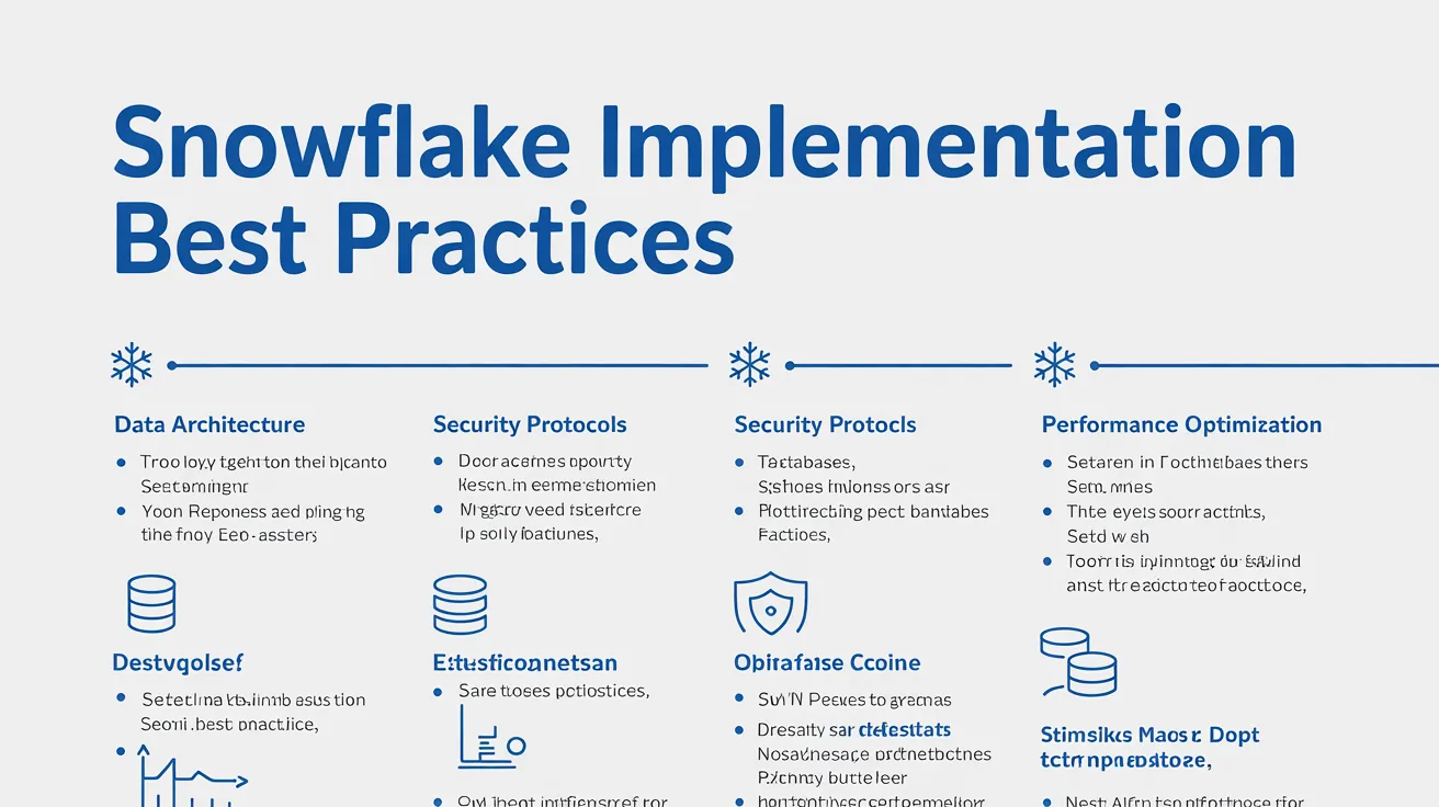8 Snowflake Implementation Best Practices: A 2026 Playbook