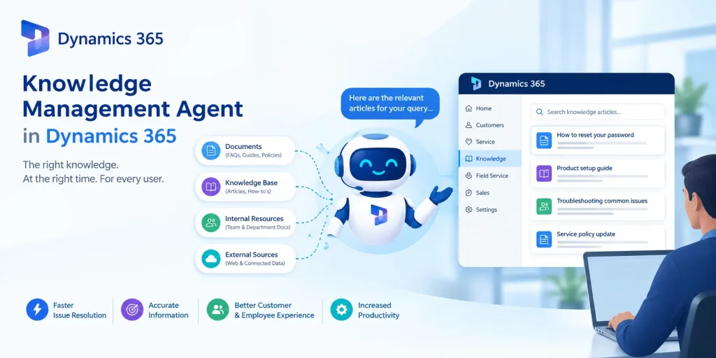 Knowledge Management Agent in Dynamics 365